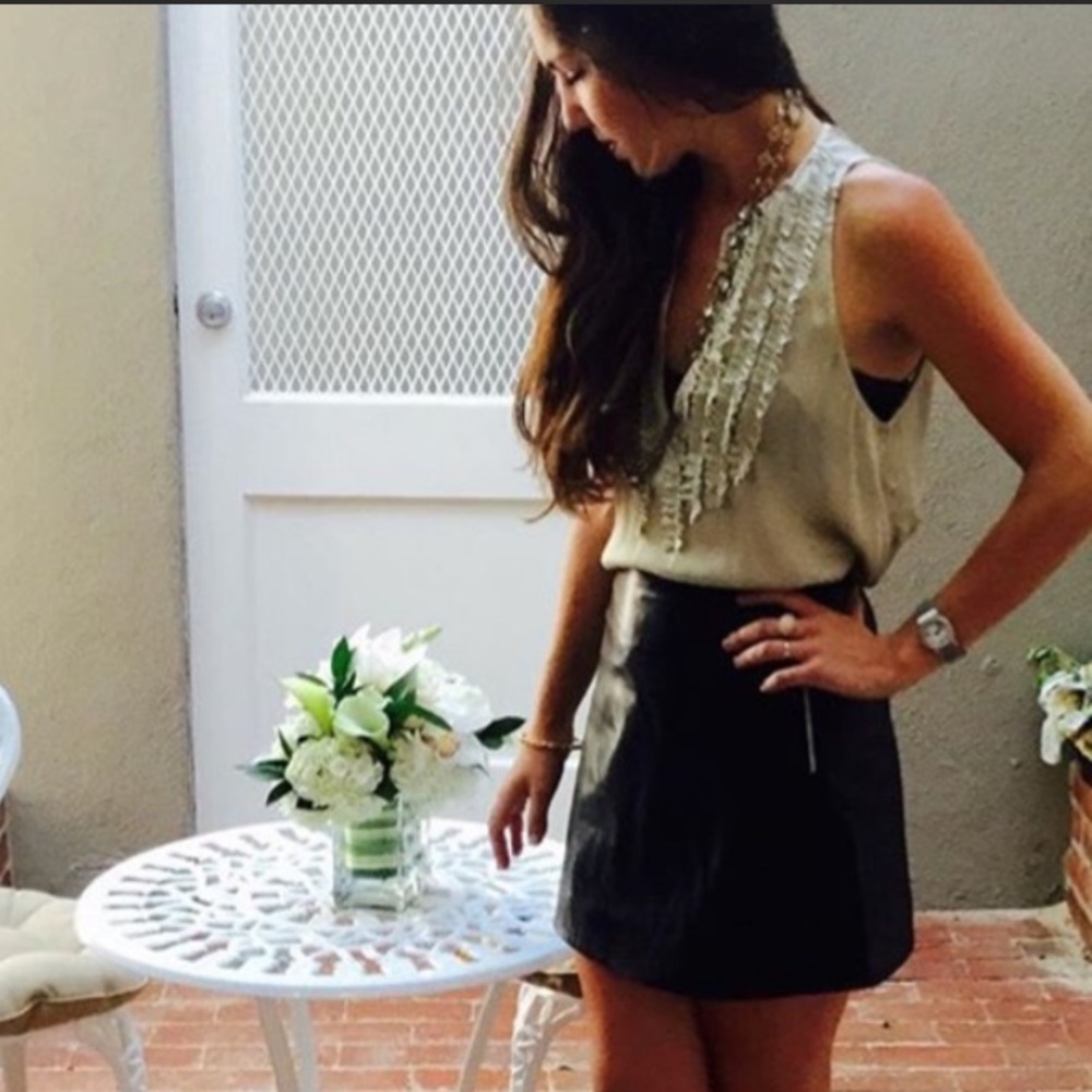 L’agence Slvless Silk Blouse